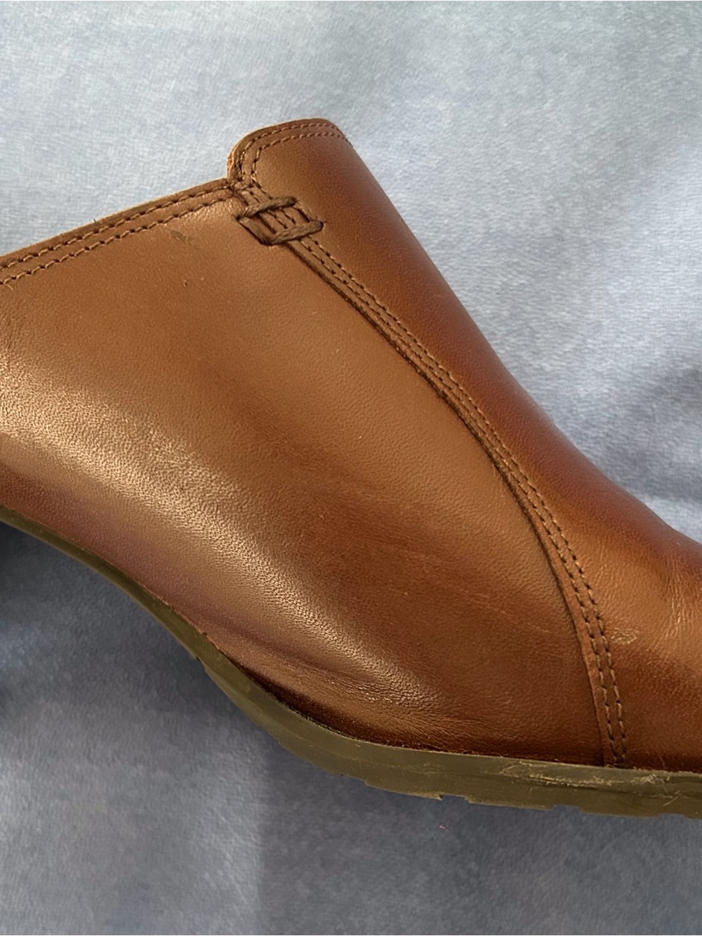 Naturalizer, Brown Leather Mule - 8.5W - Picture 2 of 7